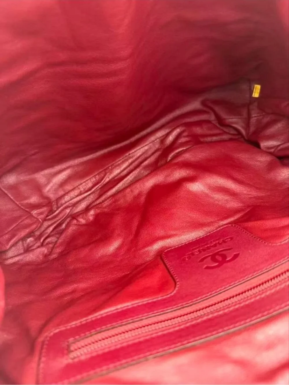 Chanel Lambskin Quilted Backpack Black